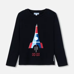 Jacadi T-Shirts, Polos, Langarmshirts>T-Shirt mit langen Ärmeln für Jungen MARINEBLAU JACADI