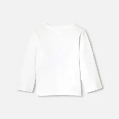 Jacadi T-Shirts, Polos, Langarmshirts>T-Shirt mit langen Ärmeln Kleinkind Junge JACADI WEISS