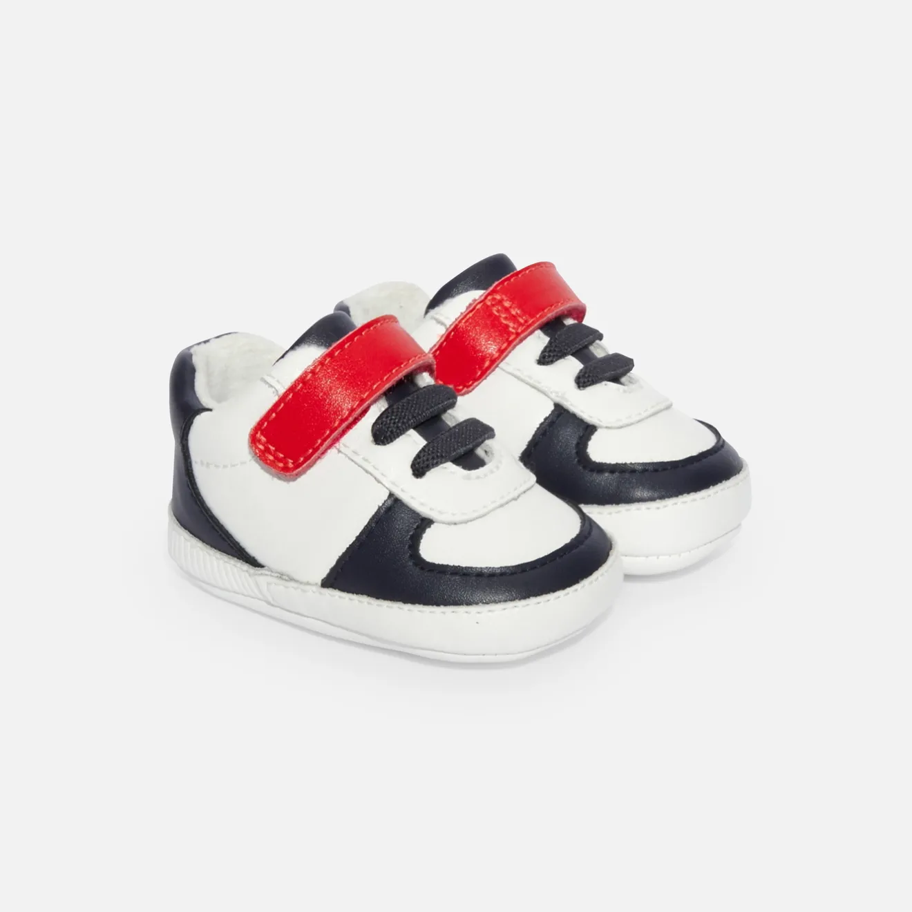 Jacadi Socken Und Stiefelchen|Socken>Weiche Sneakers für Baby Jungen MARINEBLAU/WEISS