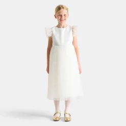 Jacadi Babyspielzeug, Plüschtiere & Schnuffeltücher|Kleider & Röcke>Weihnachtskostüm für Mädchen WEISS/GOLD