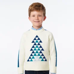 Jacadi Pullover, Sweatshirts, Strickjacken>Weihnachtspullover für Jungen WEICHES JACADI WEISS