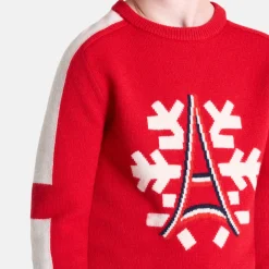 Jacadi Pullover, Sweatshirts, Strickjacken>Weihnachtspullover für Jungen STEIN ROT