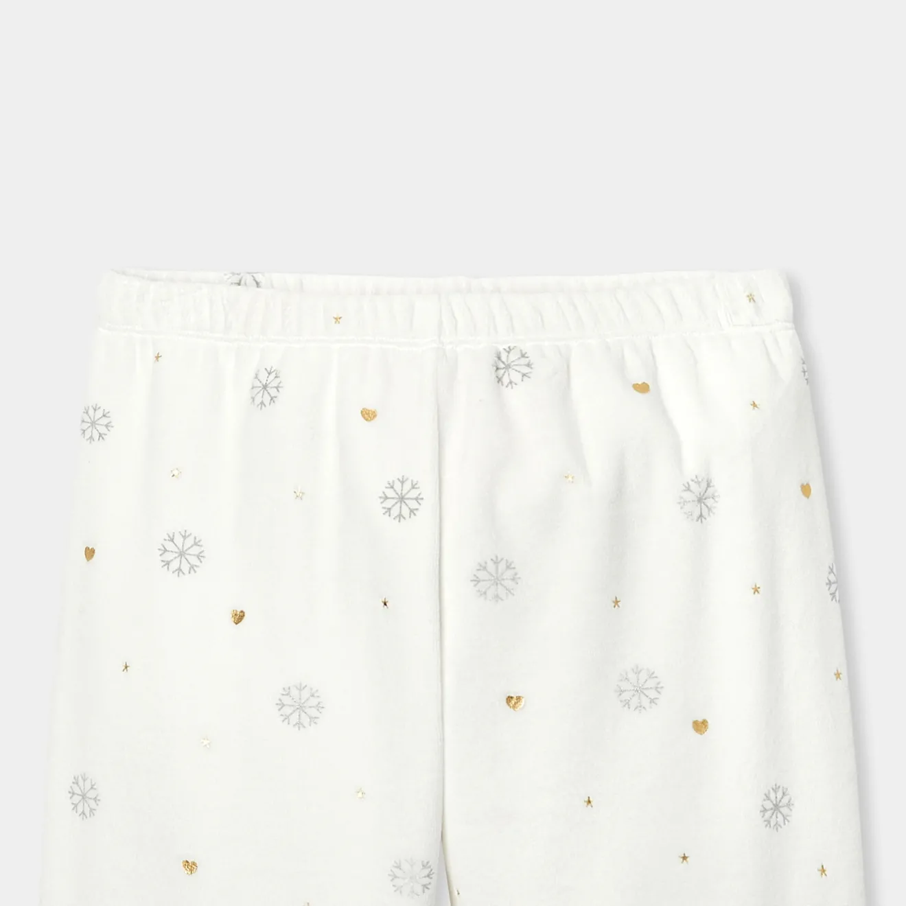 Jacadi Schlafanzüge & Nachthemden>Weihnachtspyjama für Mädchen WEICHES JACADI WEISS