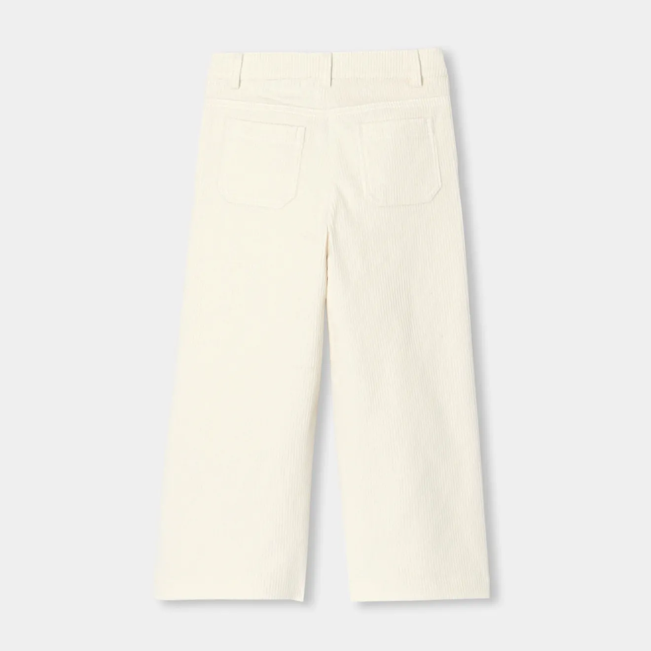 Jacadi Hosen Und Leggings>Weite Hose für Mädchen aus Cordsamt WEICHES JACADI WEISS