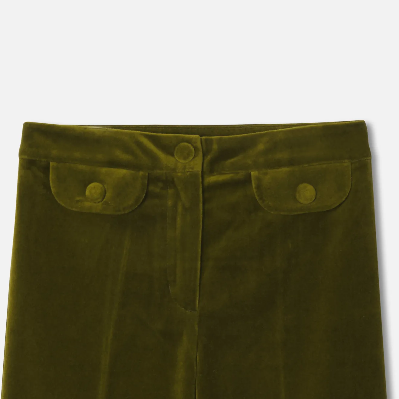 Jacadi Hosen Und Leggings>Weite Samthose für Mädchen GRÜN OLIVE