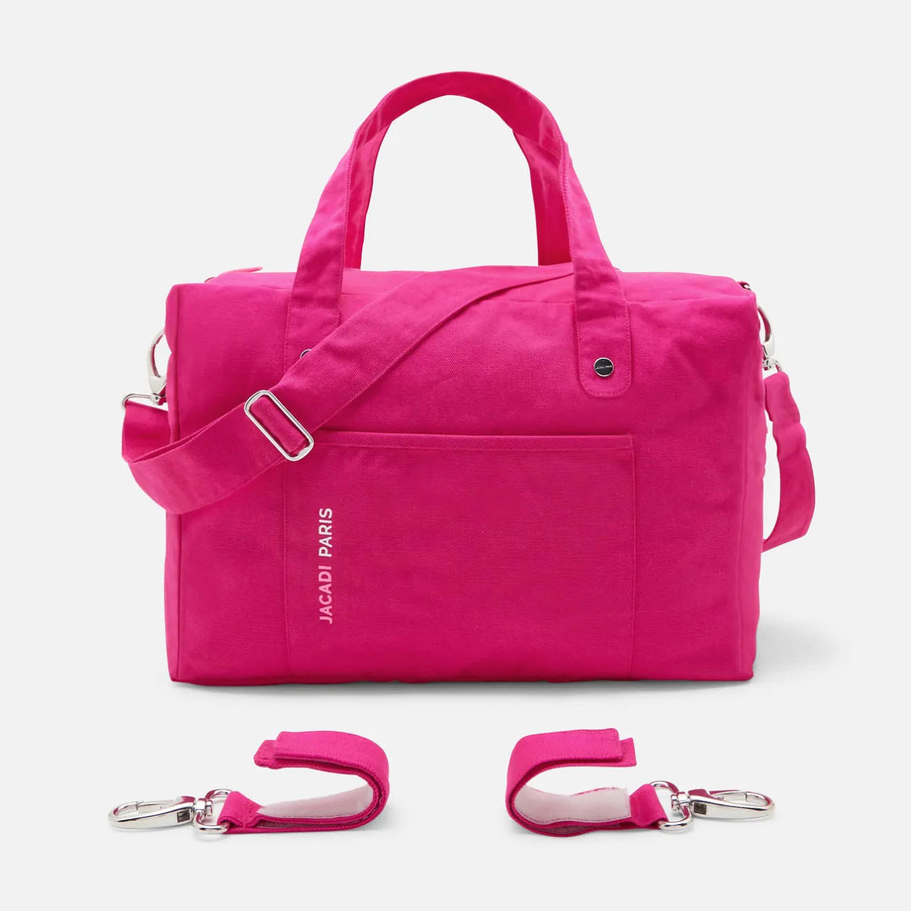 Jacadi Wickeltaschen & Kulturbeutel|Wickeltaschen & Kulturbeutel>Wickeltasche aus Baumwollstoff ROSA FUSCHIA