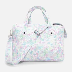 Jacadi Wickeltaschen & Kulturbeutel|Wickeltaschen & Kulturbeutel>Wickeltasche aus Liberty-Stoff WEISS/MEHRFARBIG