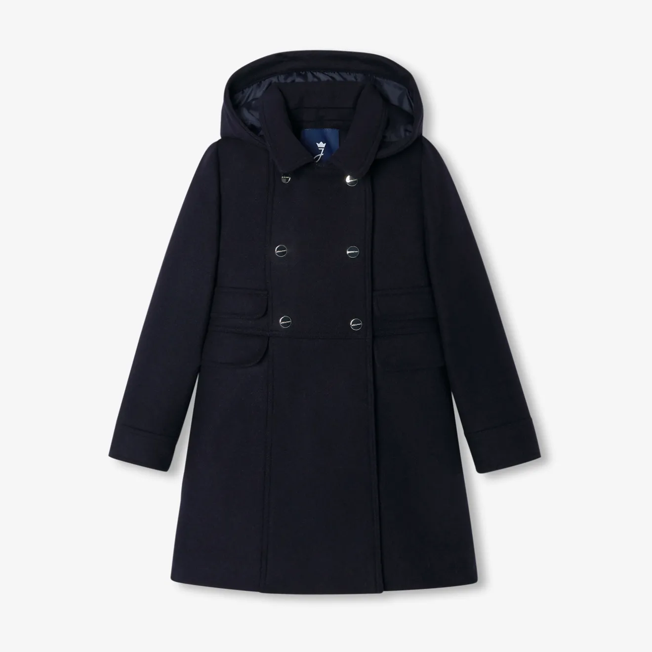 Jacadi Jacken & Mäntel>Wollmantel für Mädchen MARINEBLAU JACADI