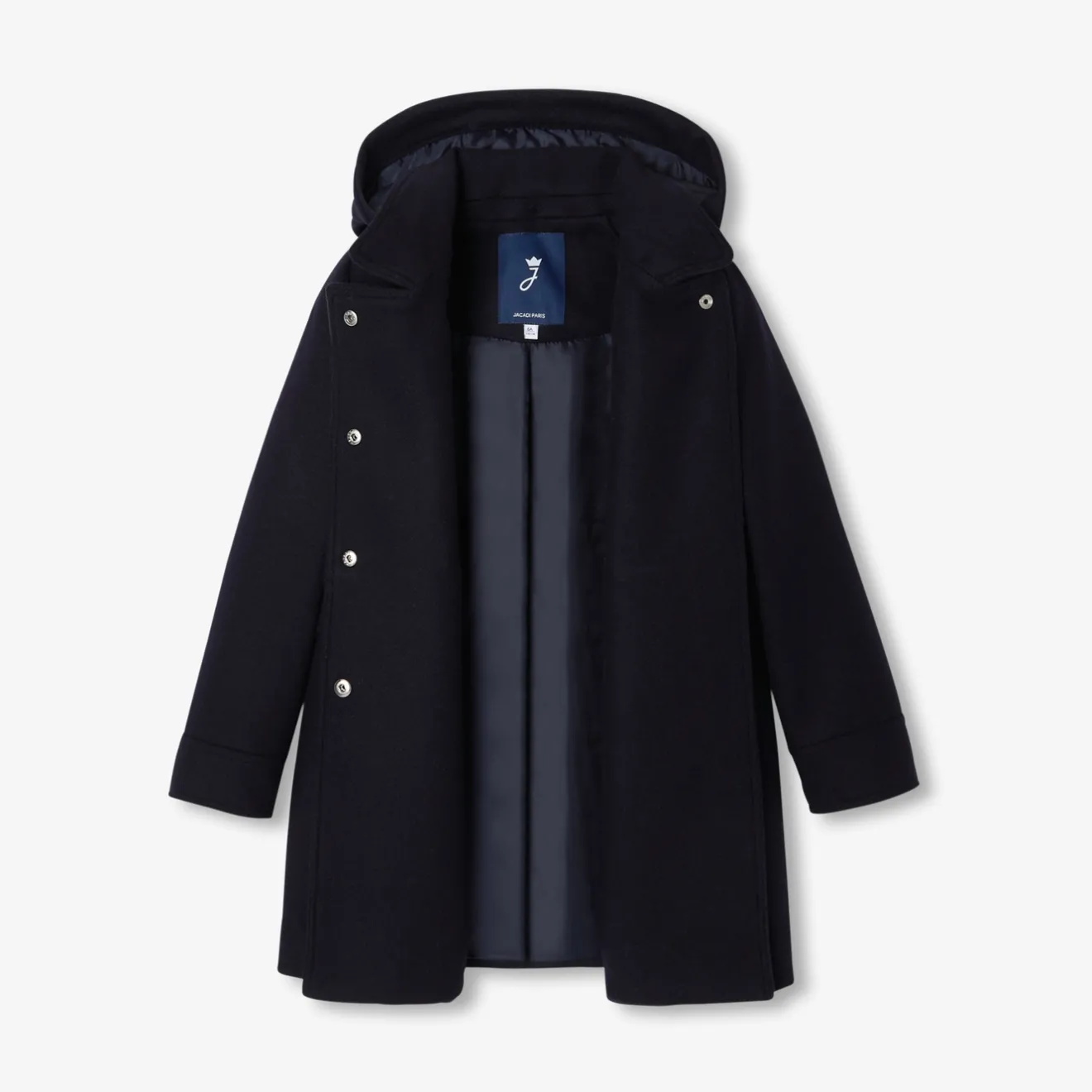 Jacadi Jacken & Mäntel>Wollmantel für Mädchen MARINEBLAU JACADI